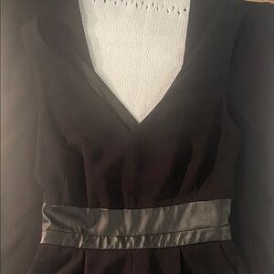 Dynamite jumpsuit black small onepiece with belt